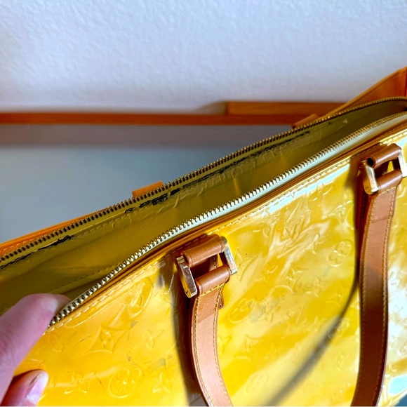 Louis Vuitton Yellow Monogram Tote, 16x12x3.5 - Picture 12 of 12